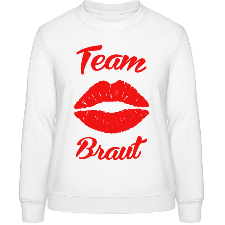 Team Braut Kuss Lippen Sweatshirt för kvinnor contain pic