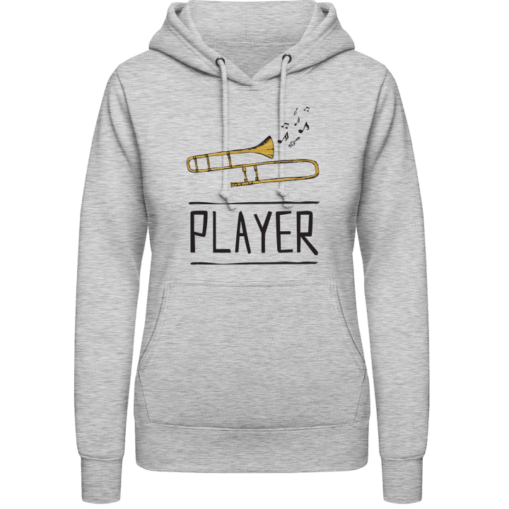 Trombone Player Hoodie för kvinnor contain pic