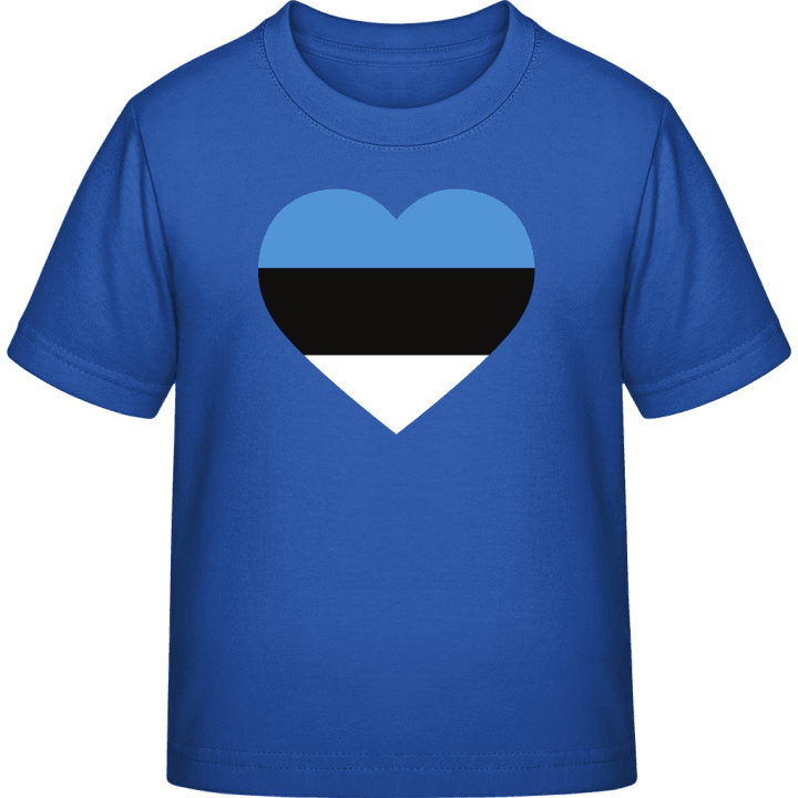 Estonia Heart T-skjorte for barn contain pic