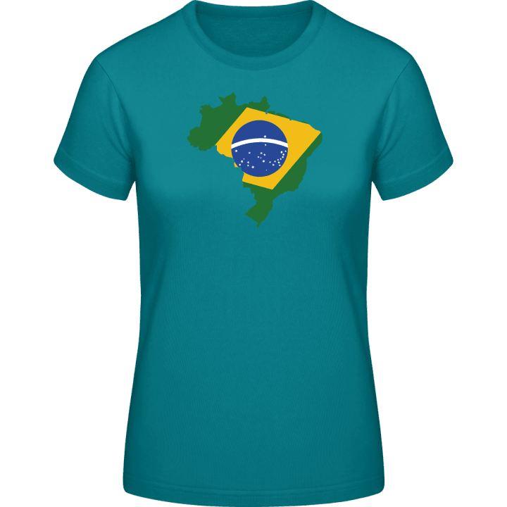 Brasilien Landkarte Frauen T-Shirt contain pic