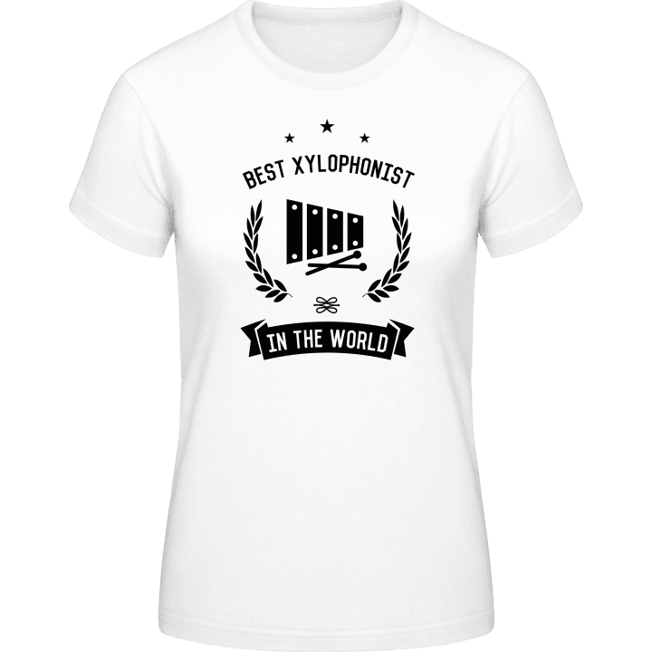 Best Xylophonist In The World T-shirt för kvinnor contain pic