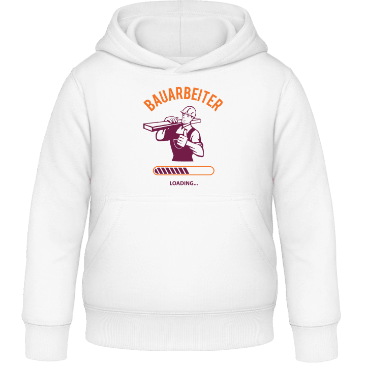 Bauarbeiter loading Kids Hoodie contain pic