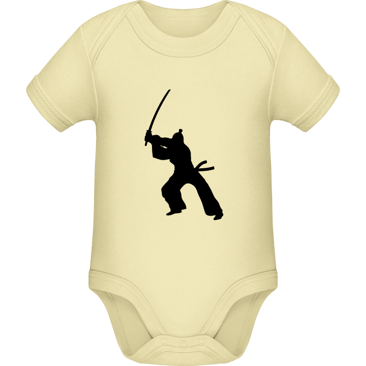Samurai Baby romper kostym contain pic