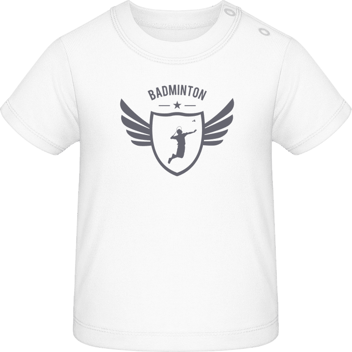Badminton Logo Winged Camiseta de bebé contain pic