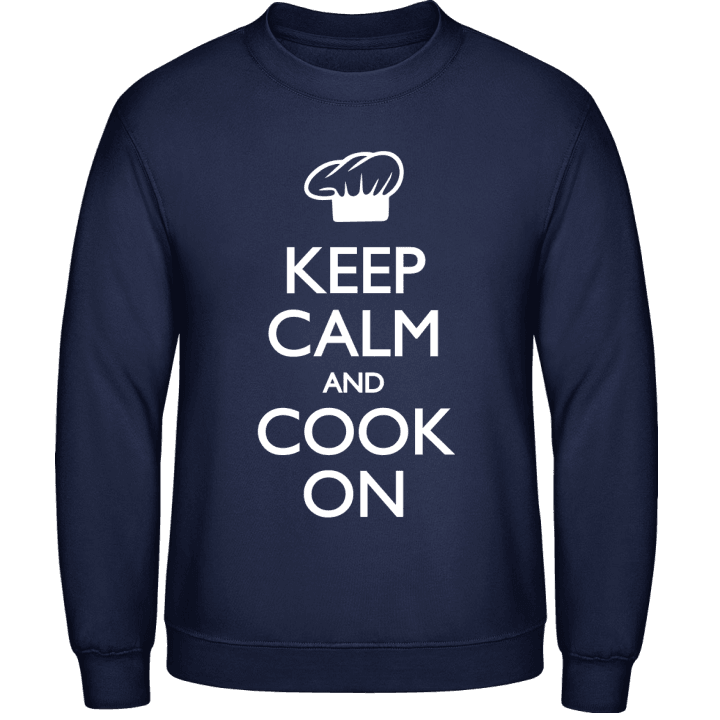 Keep Calm and Cook On Sudadera contain pic