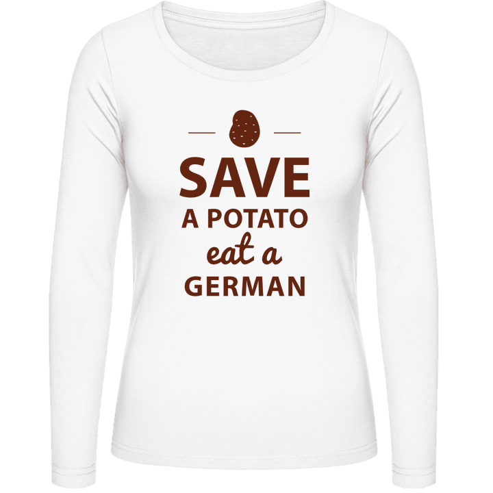 Save A Potato Eat A German Naisten pitkähihainen paita 0 image
