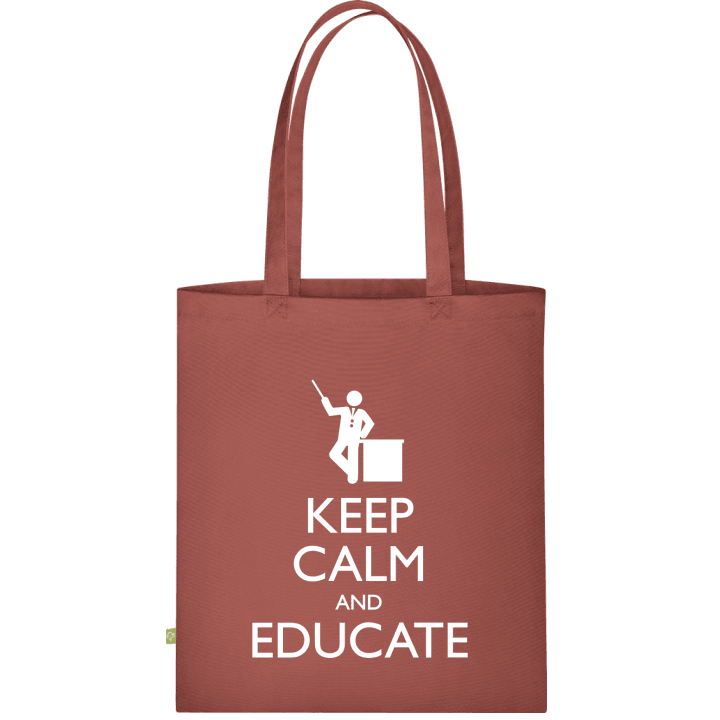 Keep Calm And Educate Cloth Bag contain pic