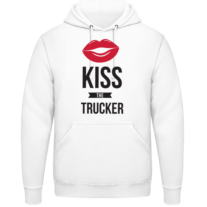 Kiss The Trucker Felpa con cappuccio contain pic
