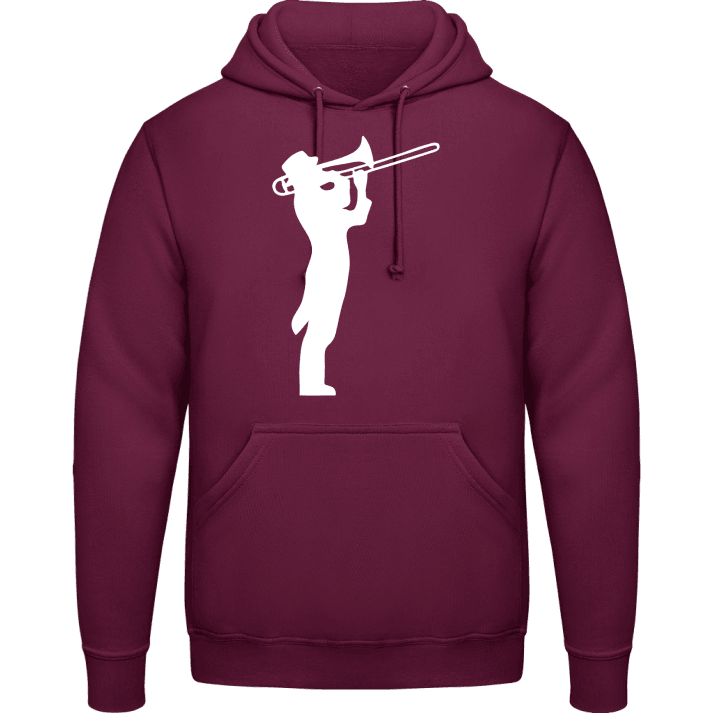 Trombone Player Silhouette Hoodie contain pic