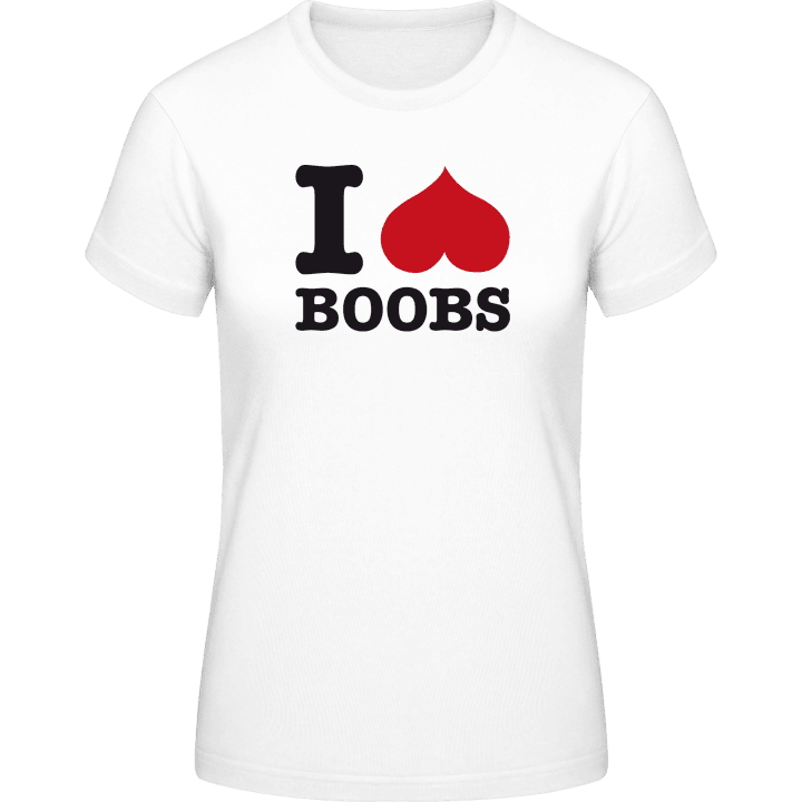 I Love Boobs Vrouwen T-shirt contain pic