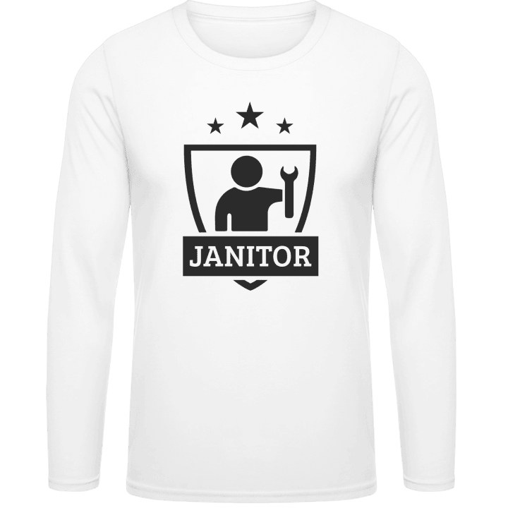 Janitor Coat Of Arms Langermet skjorte contain pic