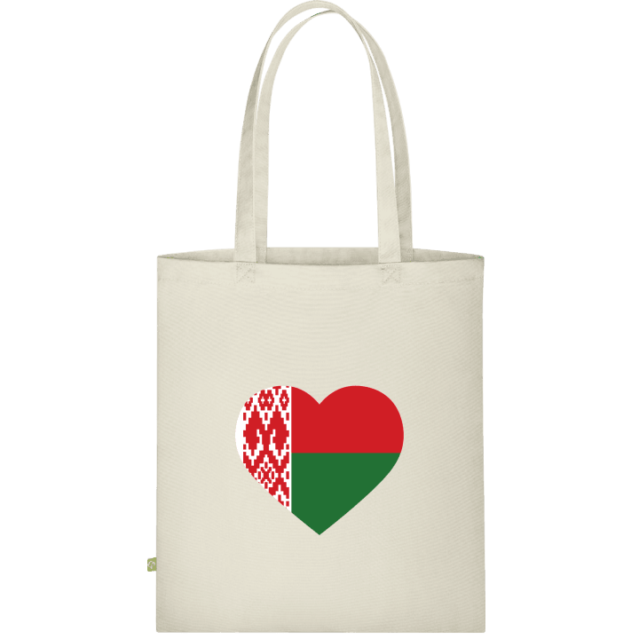 Belarus Heart Flag Väska av tyg contain pic