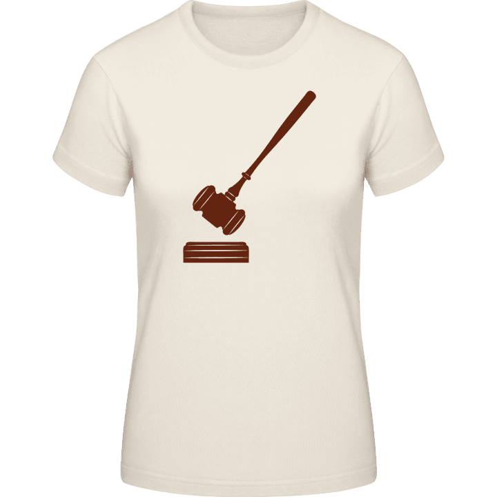 Judge Hammer Women T-Shirt contain pic