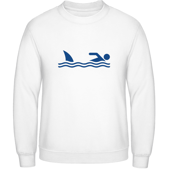 Shark And Swimmer Sweatshirt 0 image