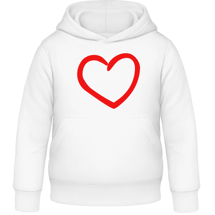Heart Illustration Kids Hoodie contain pic