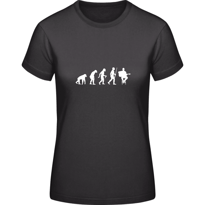 Guitarist Evolution T-shirt för kvinnor contain pic