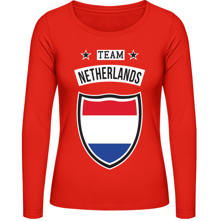 Team Netherlands Fan Frauen Langarmshirt contain pic