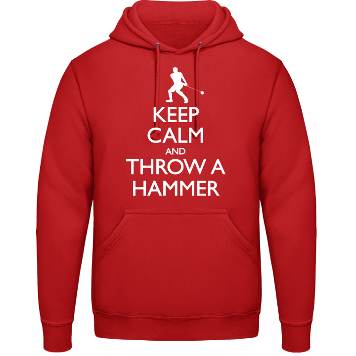 Keep Calm And Throw A Hammer Hoodie contain pic