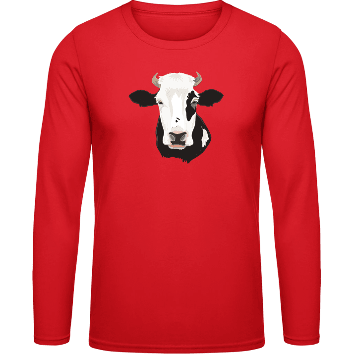 Cow Head Realistic Long Sleeve Shirt 0 image