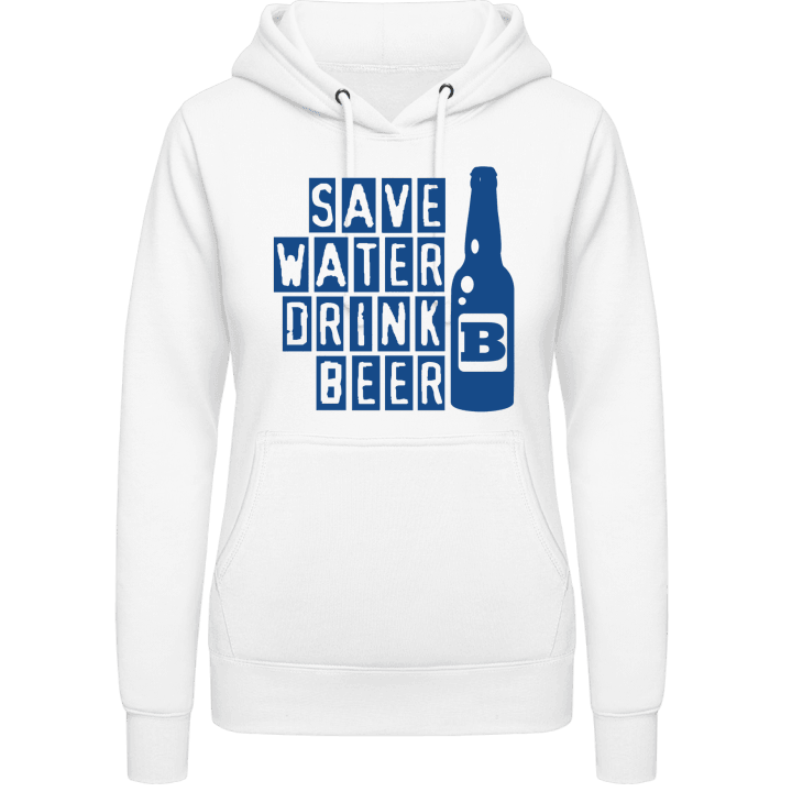 Save Water Drink Beer Hoodie för kvinnor 0 image