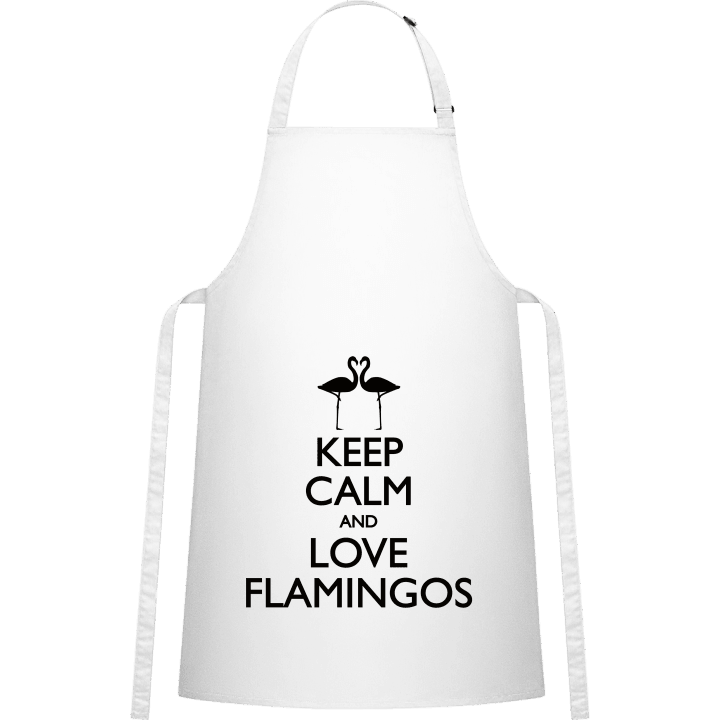 Keep Calm And Love Flamingos  Forklæde til madlavning 0 image