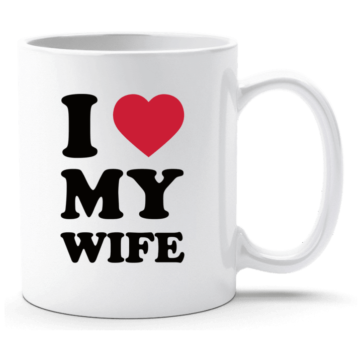 I Heart My Wife Cup contain pic