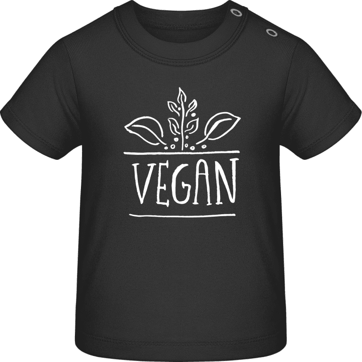 Vegan Illustration Camiseta de bebé contain pic