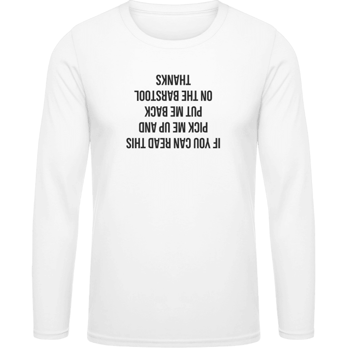 Put Me Back On The Barstool T-shirt à manches longues 0 image