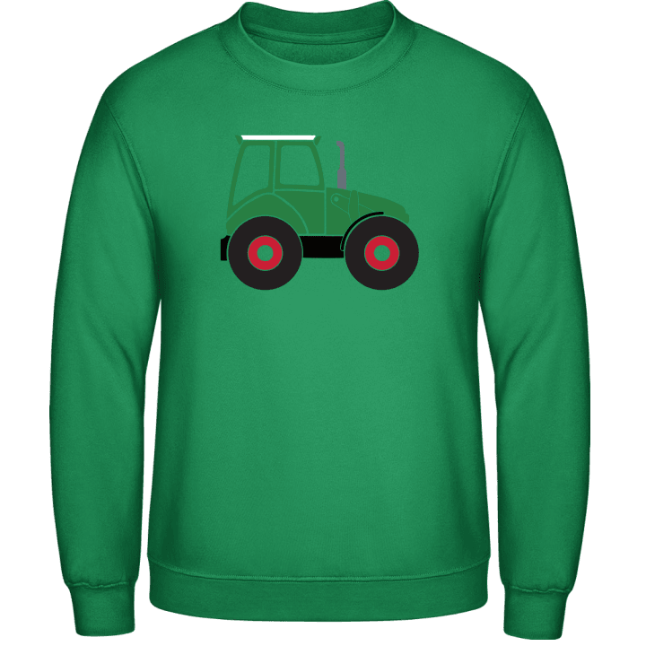 Grüner Traktor Sweatshirt contain pic