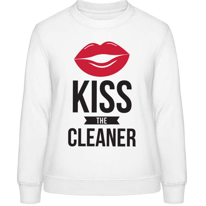 Kiss The Cleaner Sweatshirt för kvinnor contain pic