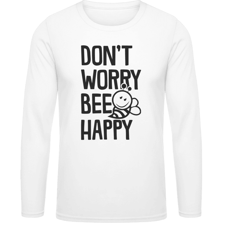 Don´t Worry Bee Happy Langarmshirt contain pic