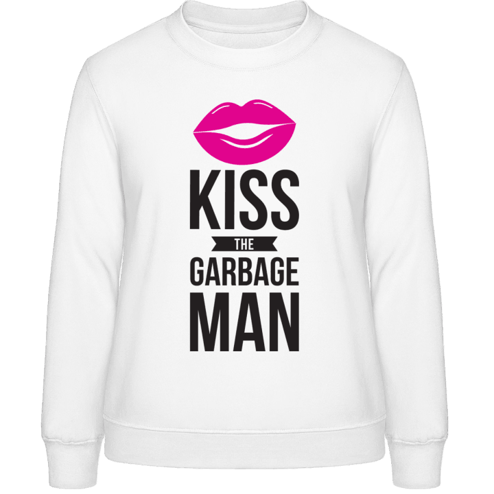 Kiss The Garbage Man Frauen Sweatshirt contain pic