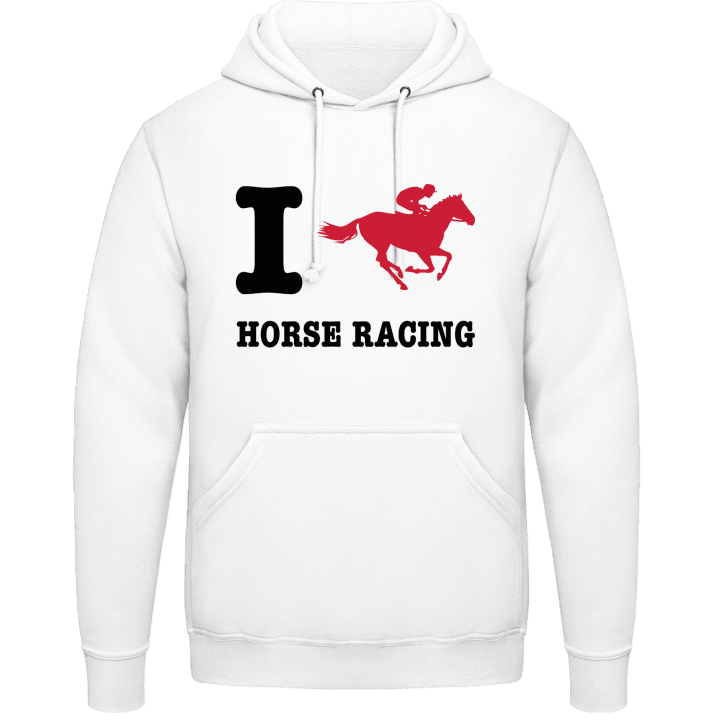 I Love Horse Racing Sweat à capuche contain pic