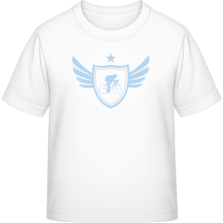 Cyclist Winged T-shirt för barn contain pic