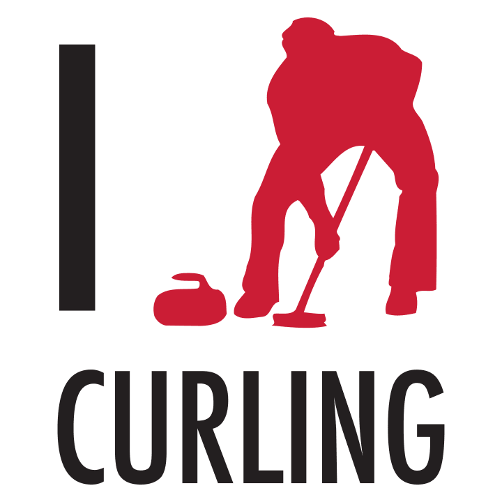 I Love Curling Vrouwen Sweatshirt 0 image