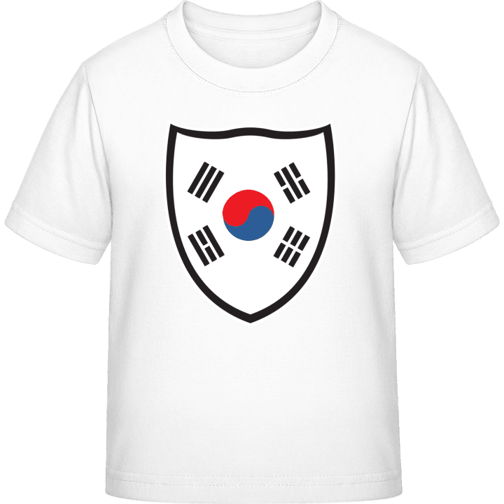 South Korea Shield Flag T-shirt för barn contain pic
