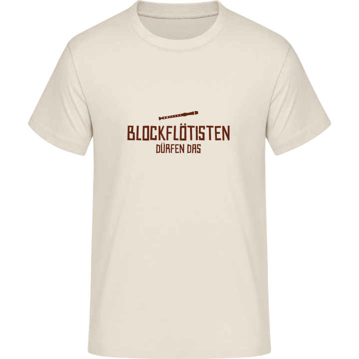 Blockflötisten dürfen das T-skjorte 0 image