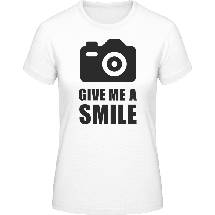 Give Me A Smile Women T-Shirt contain pic