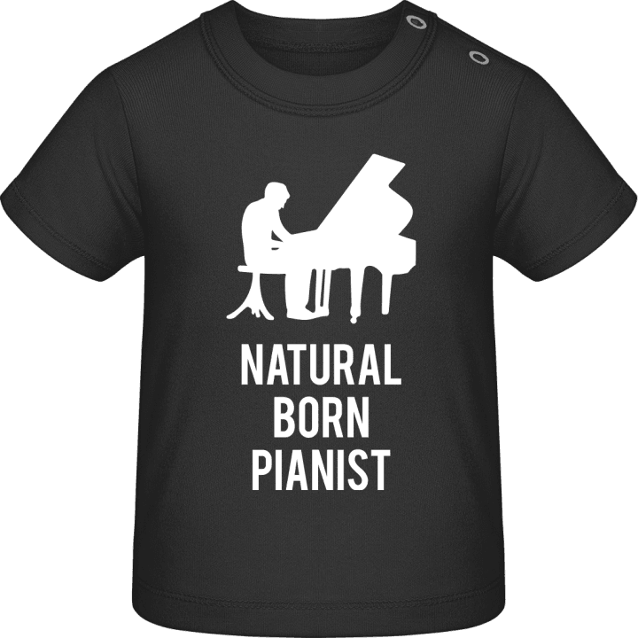 Natural Born Pianist Camiseta de bebé contain pic