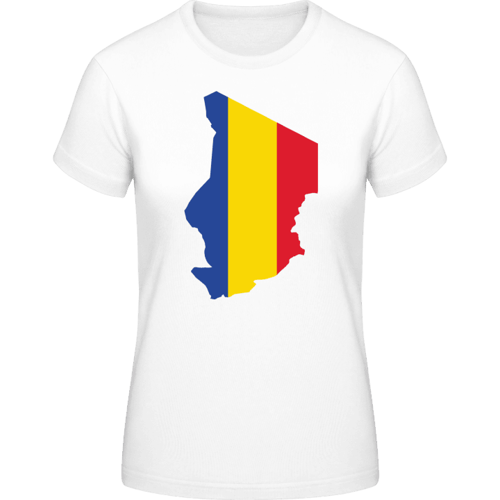 Tchad Map T-shirt pour femme contain pic