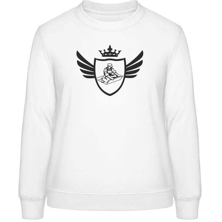 Floor Layer Coat Of Arms Design Frauen Sweatshirt contain pic