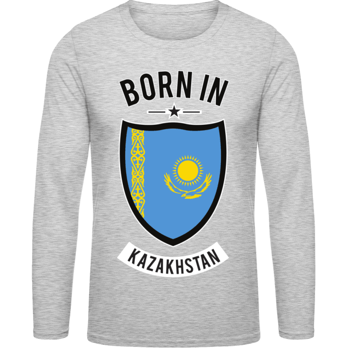 Born in Kazakhstan Long Sleeve Shirt contain pic