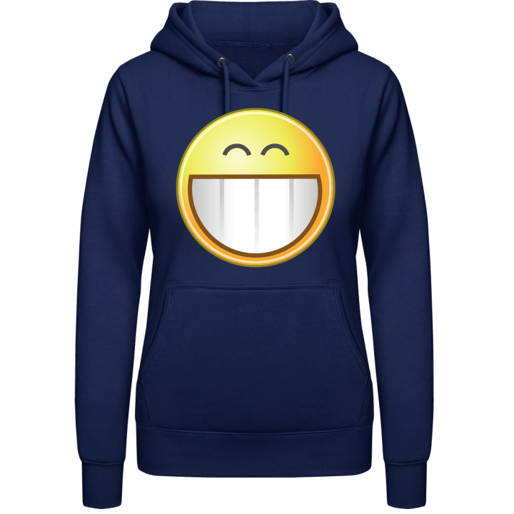 Cackling Smiley Vrouwen Hoodie contain pic