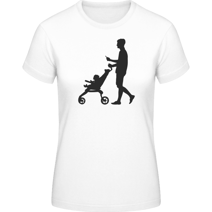 The Walking Dad Silhouette T-shirt til kvinder 0 image