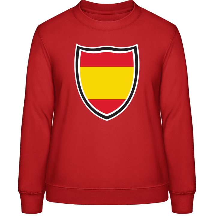 Spain Shield Flag Sweatshirt för kvinnor contain pic