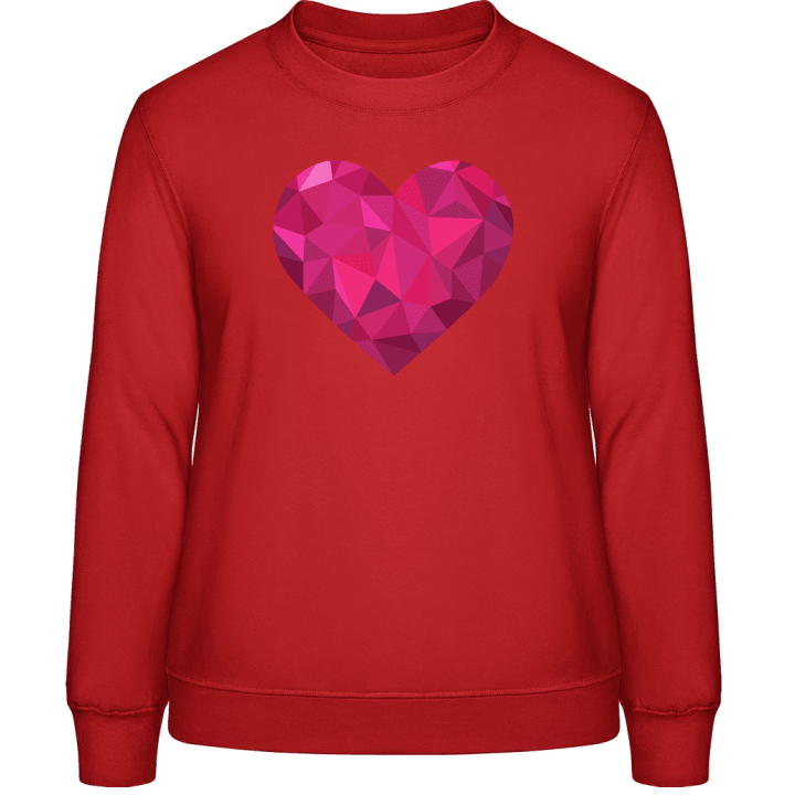 Blood Diamond Heart Genser for kvinner contain pic