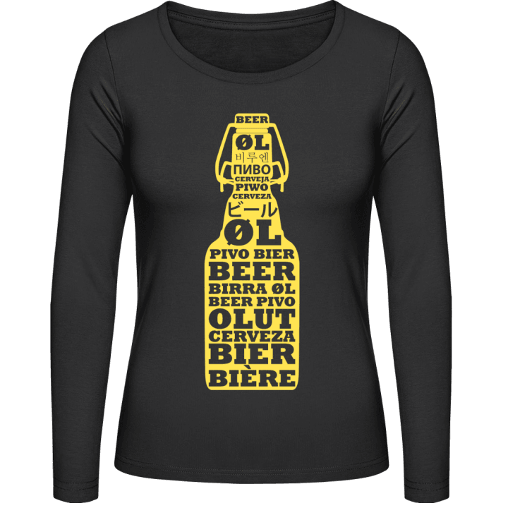Beer Bottle Women long Sleeve Shirt contain pic