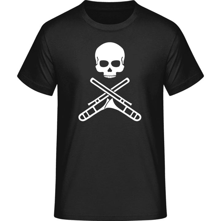 Trombonist Skull T-skjorte contain pic