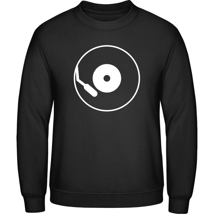 Vinyl Record Outline Sweatshirt contain pic