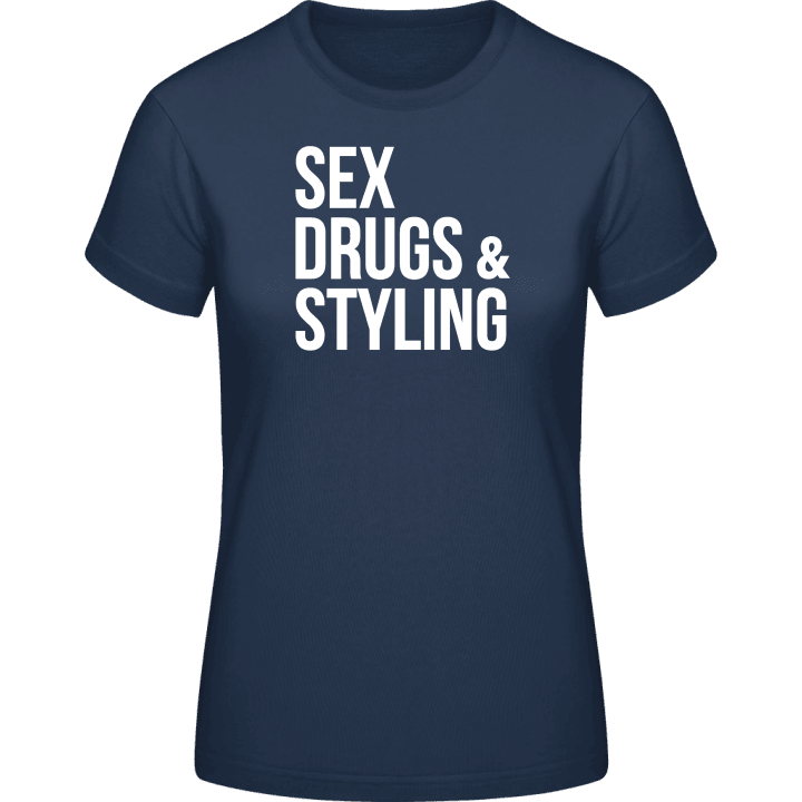 Sex Drugs & Styling T-shirt för kvinnor 0 image